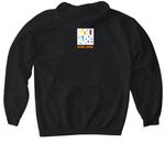 Just Keep Swimming, a Black Gildan Softstyle Pullover Hoodie (back-view)