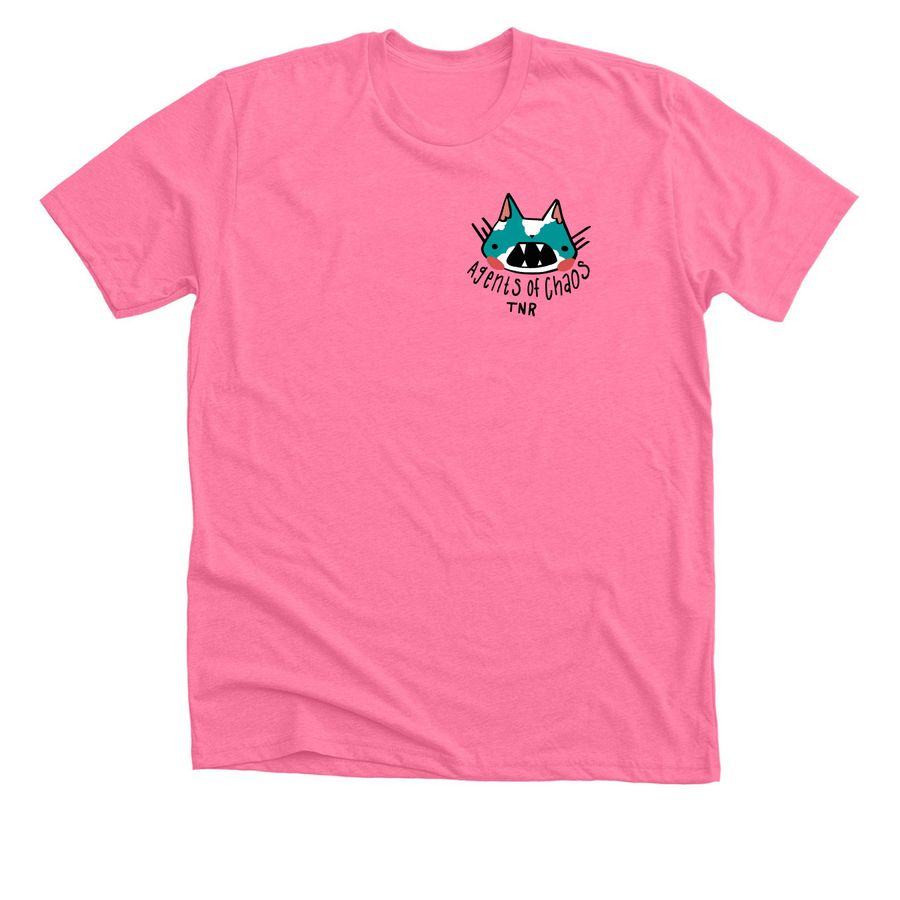 Fund the spay and neuter clinics, a Neon Pink Premium Unisex Tee