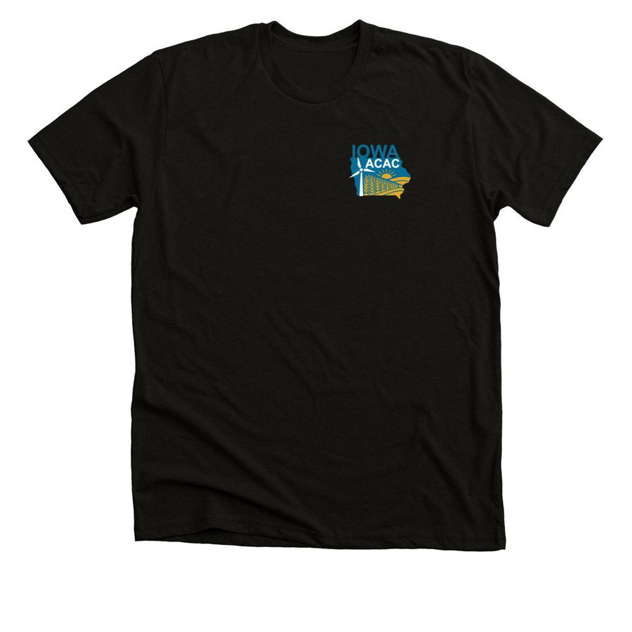Pocket Logo Apparel, a Solid Black Blend Premium Unisex Tee
