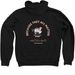 Rescue Coop Zip Hoodie, a Black Zip Up Hoodie (back-view)