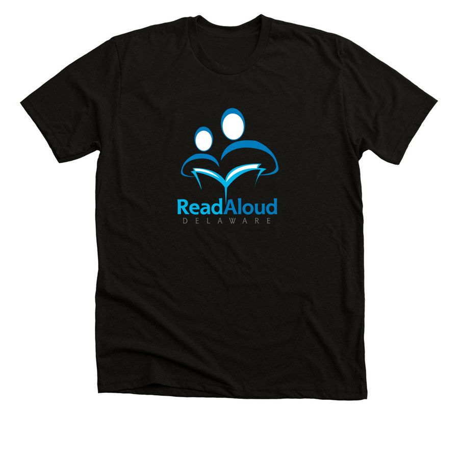 Read Aloud Delaware&nbsp;, a Solid Black Blend Premium Unisex Tee