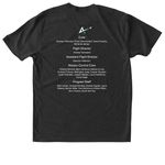 ARG-11i Shirt, a Vintage Black Triblend Unisex Tee (back-view)