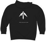 Monolith Official Player Shirts, a Black Midweight Pullover Hoodie (back-view)