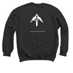 Monolith Official Player Shirts, a Black Crewneck Sweatshirt (back-view)