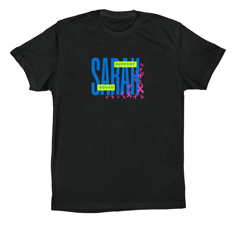 Sarah Squad, a Vintage Black Premium Cotton Tee