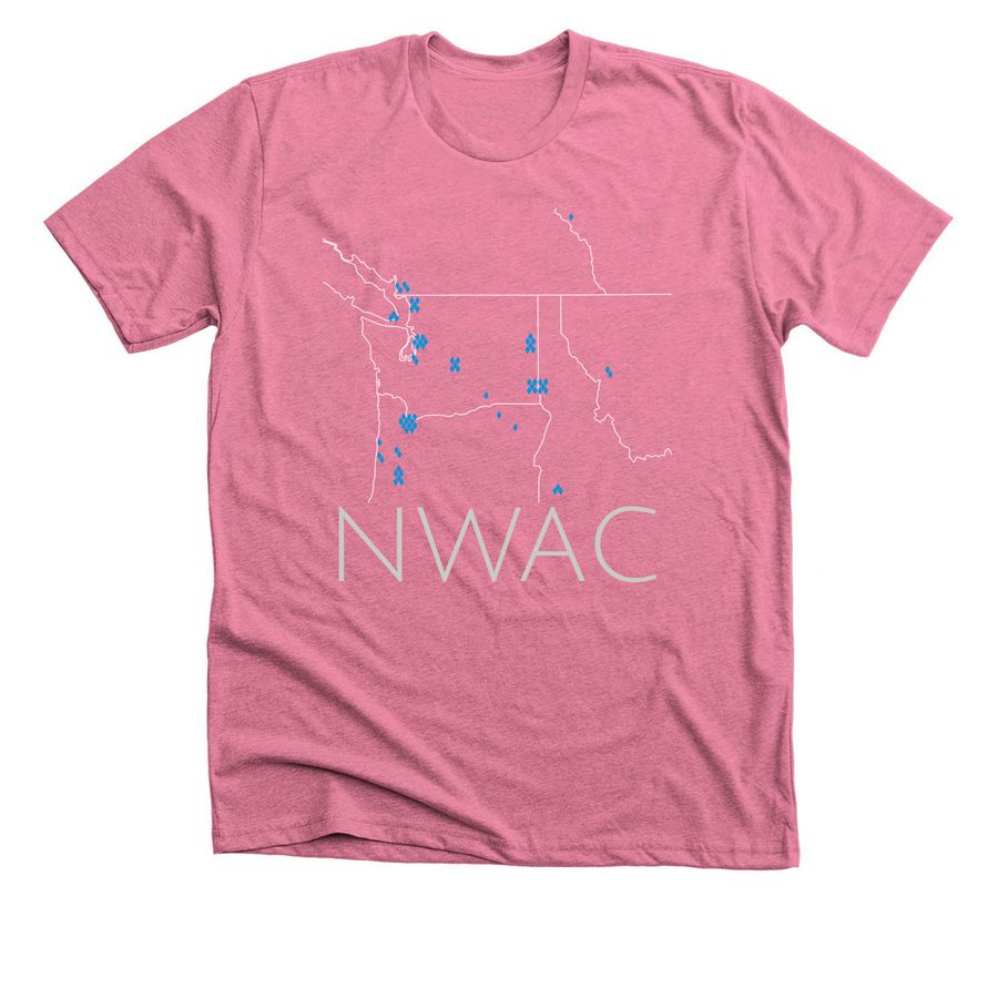 NWAC 75 Years, a Heather Mauve Premium Unisex Tee