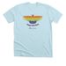 Celebrate Pride Moth with Mass Audubon, a Heather Ice Blue Premium Unisex Tee