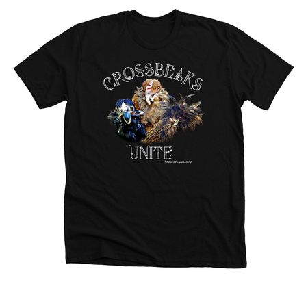 Crossbeaks Unite&nbsp;, a Solid Black Blend Premium Unisex Tee