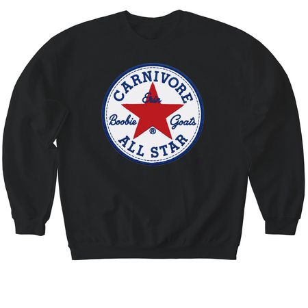 Carnivore All Star, a Black Softstyle Crewneck Sweatshirt