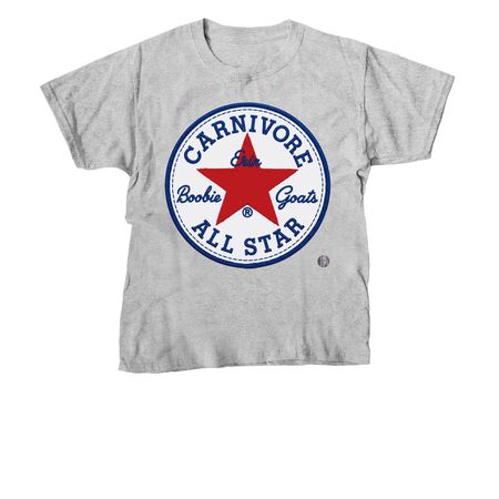 Carnivore All Star, a Sport Grey Youth Unisex Tee