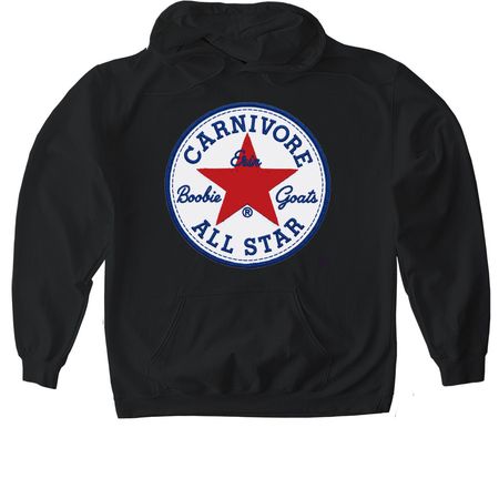 Carnivore All Star, a Black Gildan Softstyle Pullover Hoodie