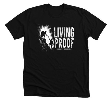 Rise & Recover Community Partner!&nbsp;, a Solid Black Blend Premium Unisex Tee