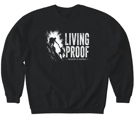 Rise & Recover Community Partner!&nbsp;, a Black Softstyle Crewneck Sweatshirt