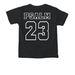 PSALM 23 - Youth Sizes, a Black Comfort Colors Youth Tee (back-view)