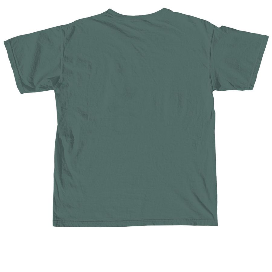 Congenital CMV Awareness, a Blue Spruce Comfort Colors Unisex Tee (back-view)