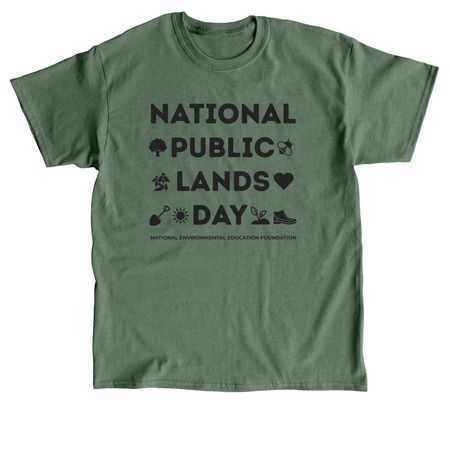 Nature Type, a Military Green Classic Unisex Tee