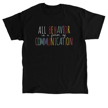 All Behavior Counts, a Black Classic Unisex Tee