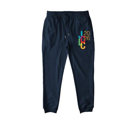 JCLC 2026 Jogger, a French Navy Stanley/Stella Unisex Flyer Jogger