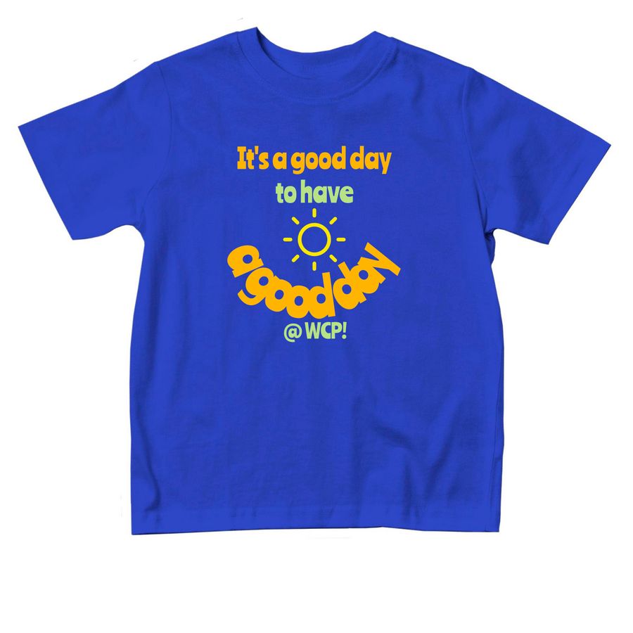 WCP Toddler Fall Spirit Fundraiser 2026-2027, a Royal Blue Toddler Tee