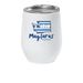 Maglaras Wine Tumbler, a White Insulated Wine Cup