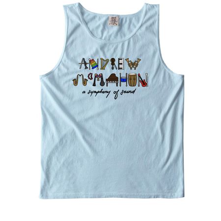 AM Symphony of Sound, a Chambray Comfort Colors Tank Top