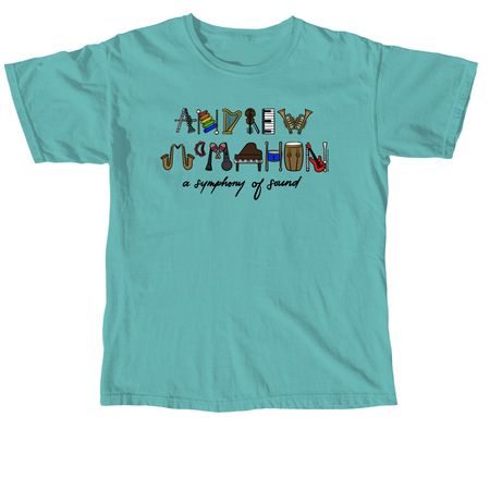 AM Symphony of Sound, a Seafoam Comfort Colors Unisex Tee