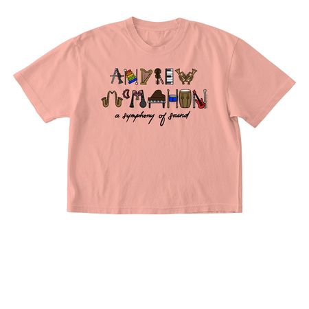 AM Symphony of Sound, a Peachy Comfort Colors Boxy Tee