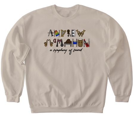 AM Symphony of Sound, a Sand Softstyle Crewneck Sweatshirt