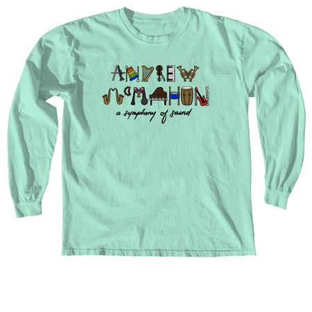 AM Symphony of Sound, a Island Reef Comfort Colors Long Sleeve Tee