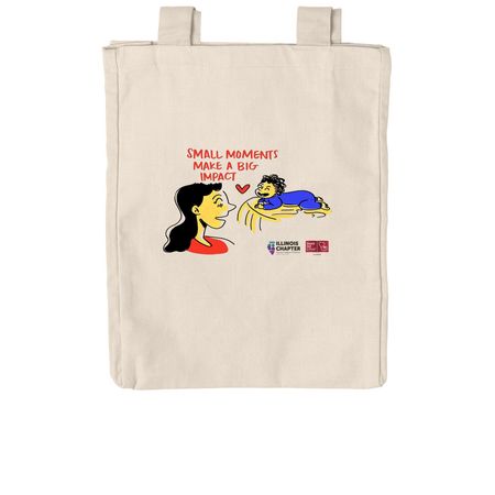 Small Moments, Big Impact tote bag, a Natural Reclaimist Everywhere Tote Bag (back-view)