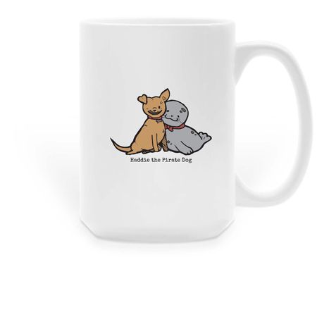 Haddie and LSP Mugs, a White Large Coffee Mug