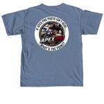 Apex Pro Photo, a Blue Jean Comfort Colors Unisex Tee (back-view)