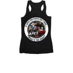 Apex Pro Photo, a Black Women's Racerback (back-view)