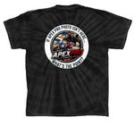 Apex Pro Photo, a Black Classic Tie Dye Tee (back-view)