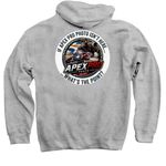 Apex Pro Photo, a Sport Grey Pullover Hoodie (back-view)