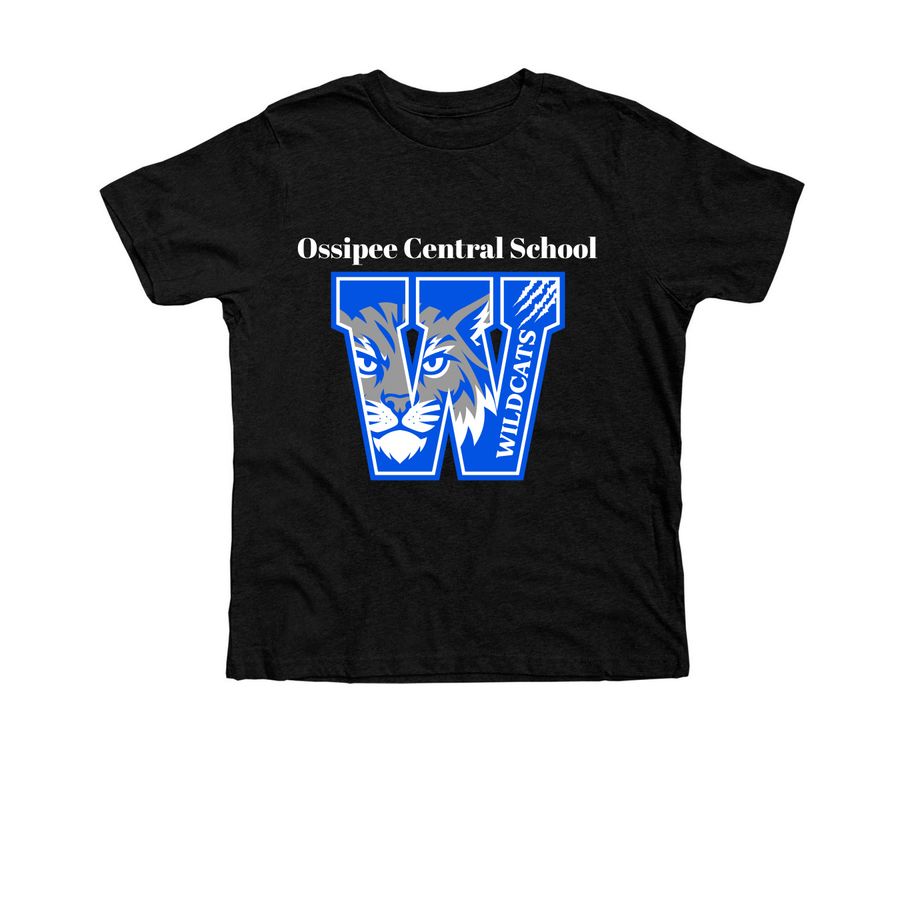 Wildcats Youth Tee, a Black Heather Premium Youth Tee