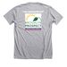 SYC Pride Print, a Athletic Heather Premium Unisex Tee (back-view)