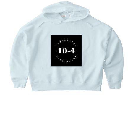 10-4, a Blue Ice Stanley/Stella Women?s Stella Nora Pullover Hoodie