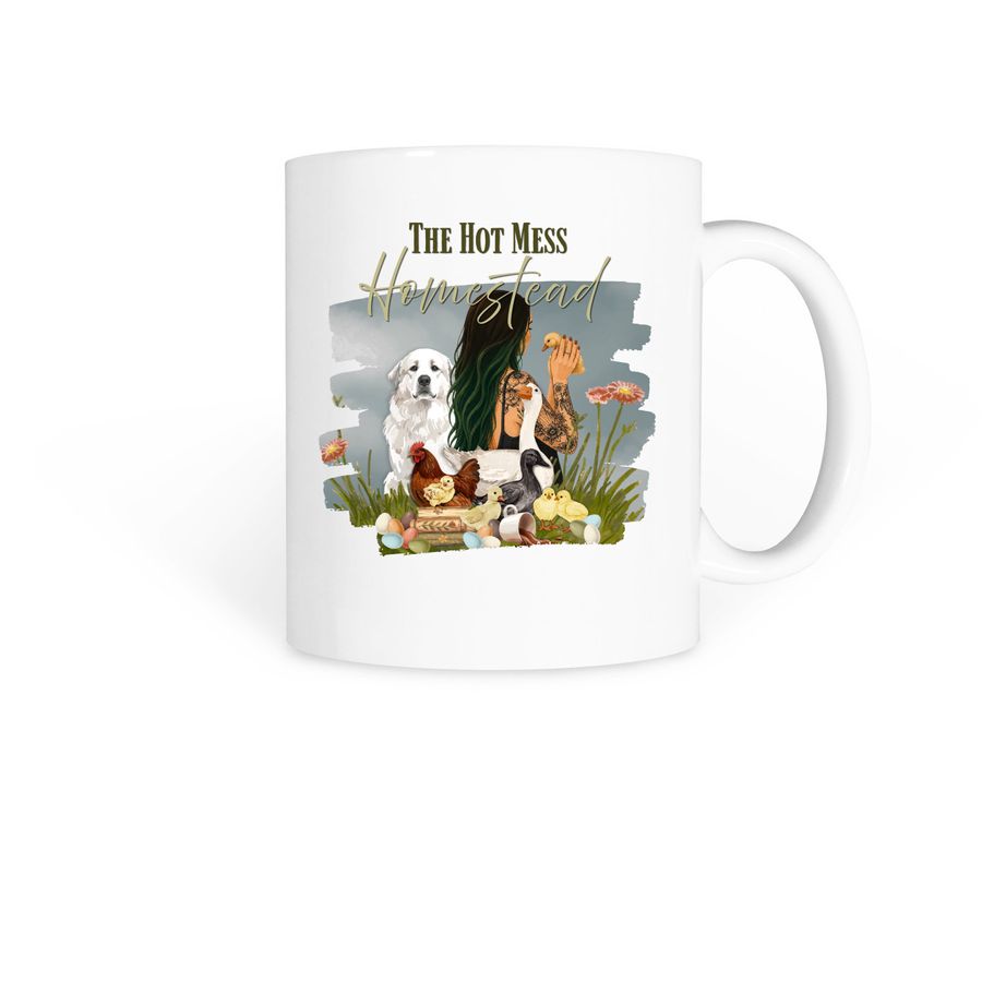 THMH full logo mugs, a White Coffee Mug