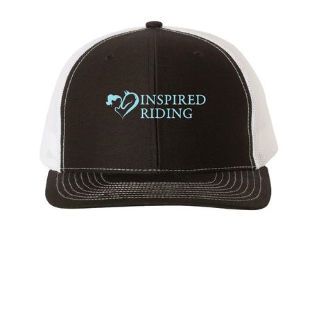 Inspired Riding? Hats, a Black/ White Printed Snapback Trucker Cap