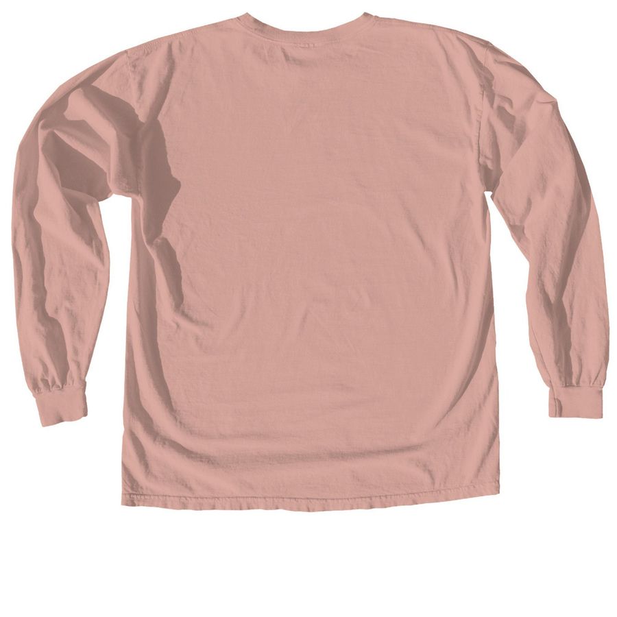 Pumpkin Pawfect, a Peachy Comfort Colors Long Sleeve Tee (back-view)