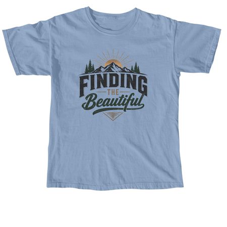 Finding the Beautiful (part 2), a Washed Denim Comfort Colors Youth Tee