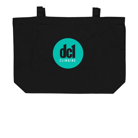 dcTotes, a Black Large Organic Cotton Tote Bag