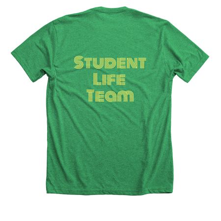 DORM vibe, a Heather Kelly Premium Unisex Tee (back-view)