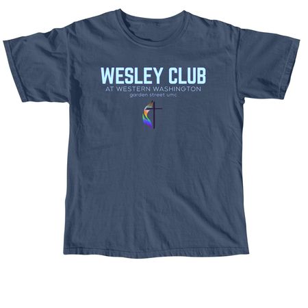 Wesley Club, a Midnight Comfort Colors Unisex Tee