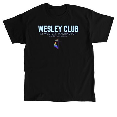 Wesley Club, a Black Classic Unisex Tee