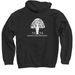 Probably Microdosing Logo Hoodie, a Black Pullover Hoodie (back-view)