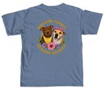 Advocate&nbsp;, a Blue Jean Comfort Colors Unisex Tee (back-view)