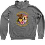 Advocate&nbsp;, a Deep Heather Zip Up Hoodie (back-view)