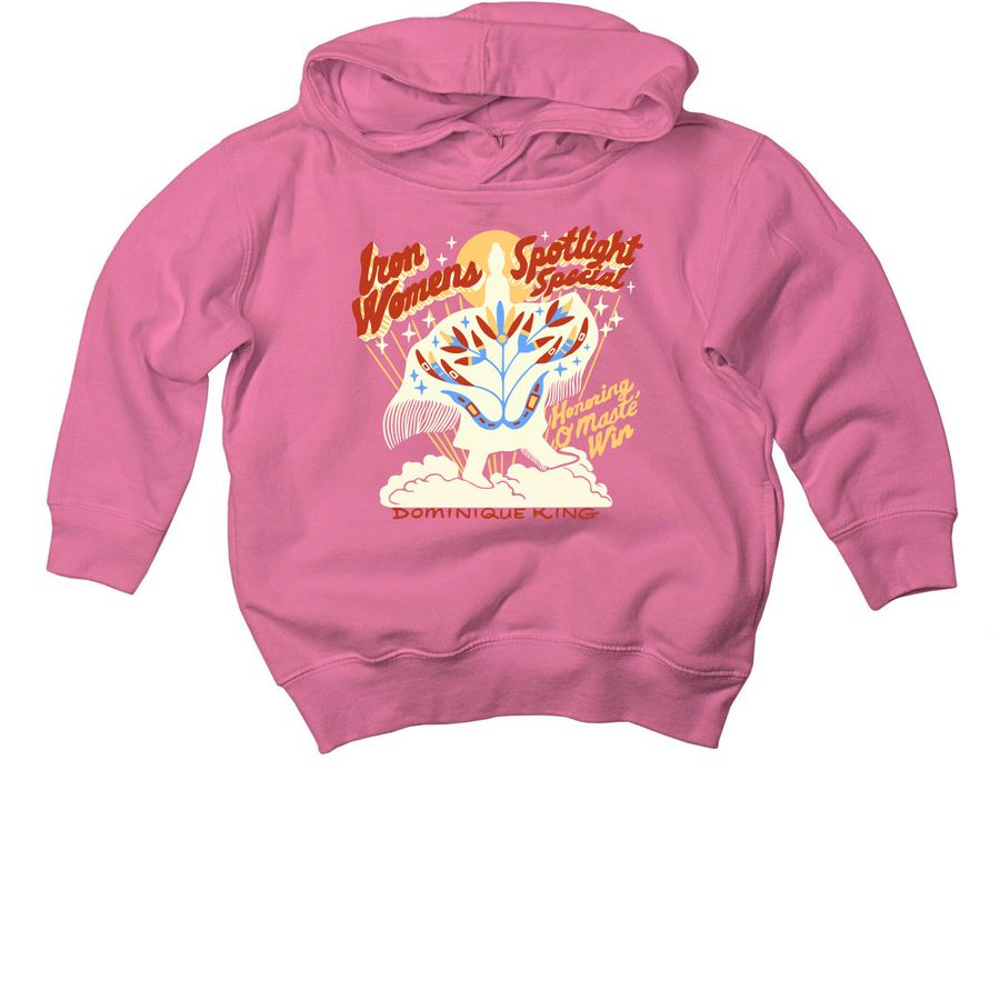 Toddler - Iron Women&nbsp;, a Raspberry Toddler Pullover Hoodie